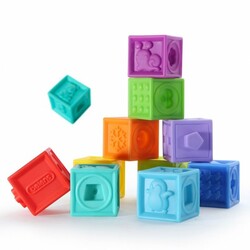 Beiens. Набор развивающих силиконовых кубиков 10 шт (YZ05)