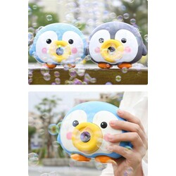 Beiens. Дитячий генератор мильних бульбашок Beiens Пінгвін (HG-2007blue)