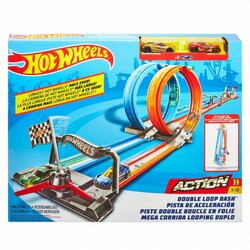 Hot Wheels. Портативный трек «Двойная петля» Hot Wheels (GFH85)