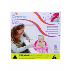 Dreambaby. Премиум сиденья в ванну, розовое (F662)