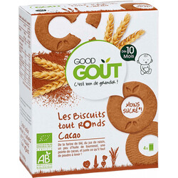 GOOD GOUT. Кругле печиво з какао 80г (3760269311206)
