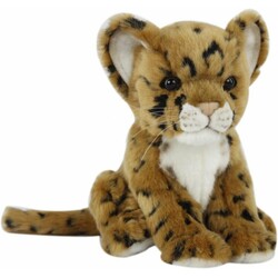 Hansa. М'яка іграшка Ягуар, що сидить (коричневий), 17 см довжина (7288)