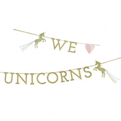 Talking Tables. Гірлянда, WE HEART UNICORNS (5052714073950)
