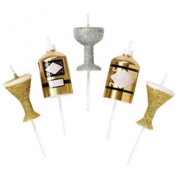 Talking Tables. Свічки для святкового торта Talking Tables LUXE DRINKS (5052715104424)