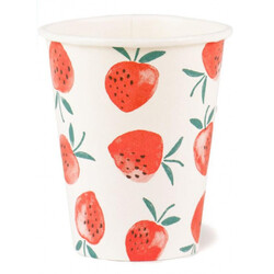 Talking Tables. Одноразові стакани Strawberry Fields 8 шт (5052715111996)