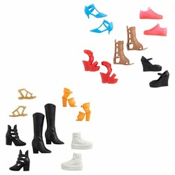 Barbie. Набір із 5 пар взуття  "Для прогулянок" (в ас.) (887961955842)