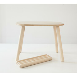 Tatoy. Стіл дитячий 2-4 роки з додатковими ніжками, натуральний бук (31004L)