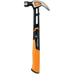 Fiskars. Молоток столярний із зігнутим кігтем Fiskars IsoCore M (1027202)