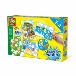 SES Creative. Набор для творчества серии "My first" - ВОДНЫЕ РИСУНКИ "ЖИВОТНЫЕ" (14456)