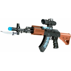 ZIPP Toys. Автомат світлозвуковою AK47. Колір - чорний (532.00.25 827B)