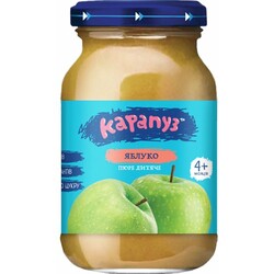 Карапуз. Фруктове пюре Яблуко, без цукру, 4+ міс., 170 г (4820134722076)