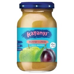 Карапуз. Пюре Яблоко и слива без сахара 170 г (4820134722069)