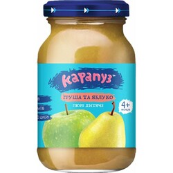 Карапуз. Пюре Груша и яблоко без сахара 170 г (4820134721963)
