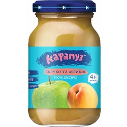 Карапуз. Пюре Яблоко и абрикос без сахара 170 г (4820134722052)