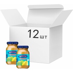 Карапуз. Упаковка пюре Груша и яблоко без сахара 170 г x 12 шт (4820134721963)