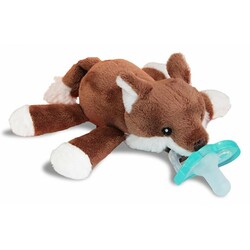 RazBaby. М'яка іграшка + пустушка RaZbuddy Paci Holder -  Pepper Fox лисичка (00063591)