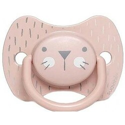 Suavinex УЦЕНКА. Пустышка физиологическая "Hygge: Уютные истории", 0-6 мес., розовая (8426420067911)