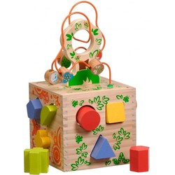 Игрушки из дерева. Логический кубик (Д014)
