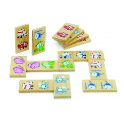 Игрушки из дерева. Домино Транспорт (Д393)