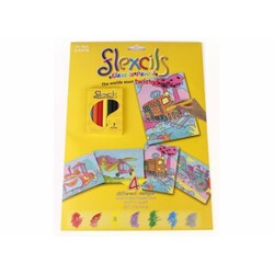 Набір-Розмальовка "Подорож" Flexcils, 7 олівців (FLE103-02)