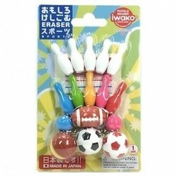 IWAKO. Набір гумок IWAKO Спорт (4991685120229)