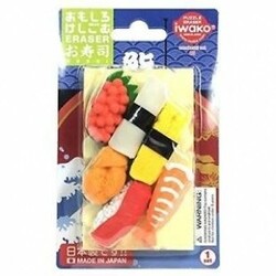 IWAKO. Набір гумок IWAKO Суші на підставці (4991685961082)