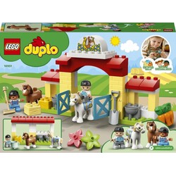 LEGO. Конструктор LEGO Duplo Конюшня і догляд за поні (10951)