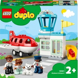 LEGO. Конструктор LEGO DUPLO Літак і аеропорт (10961)