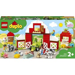 LEGO. Конструктор LEGO Duplo Фермерський трактор, будиночок і тварини (10952)