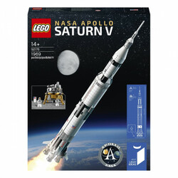 LEGO. Конструктор LEGO Ideas Ракета NASA "Сатурн-5-Аполлон" (92176)