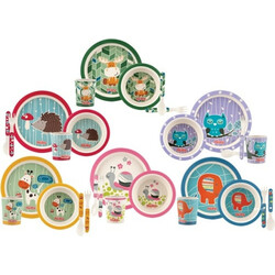 Nuby. Набор для годування бамбуковий, 6мес(5498)