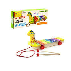 Руди. Ксилофон-каталка "Жираф" 8 тонів(010301)