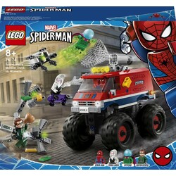 Lego. Конструктор LEGO Super Heroes Вантажівка-монстр Людини-Павука проти Містерія (76174)