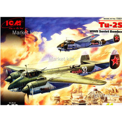 MINIART. Бомбардировщик Туполев Ту-2С 1:72 ICM (ICM72031)