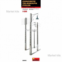 MINIART. Бетонні телеграфні стовпи 1:35 (MA35563)