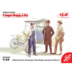 MINIART. Генри Форд и Ко (3 фигуры) 1:24 ICM (ICM24003)