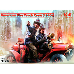 MINIART. Экипаж американской пожарной машины (1910-е г.г.) 1:24 ICM (ICM24006)