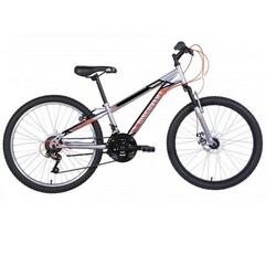 RIDER. Велосипед ST 29" Discovery AM DD рама-21" серебристо-черный с оранжевым (OPS-DIS-29-115)