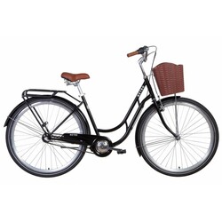 Dorozhn. Велосипед ST 28" RETRO планет. рама-19" с багажником зад St, с крылом (OPS-D-28-223)