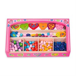 Viga Toys. Набор для творчества Ожерелье из сердечек (52729)