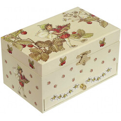 Trousselier. Фотолюмінесцентна музична шкатулка Фея Полуниці - Квіткові Феї (3457010606154)