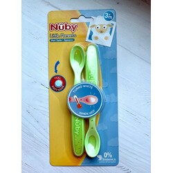 Nuby. Термоложки кольорові Little Moments (2 шт.уп.колір а сорт) (NV0501001-LMred)