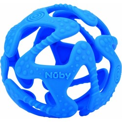 Nuby. Прорезыватель силиконовая мяч (6836)