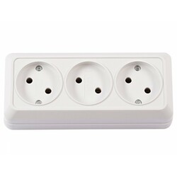 OPERA. Тройная розетка OPERA (белый) (2013)