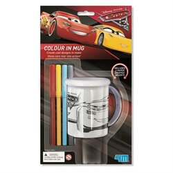 4M. Раскрась чашку Тачки Disney (00-06208)