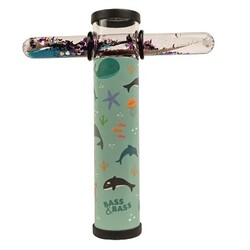 Bass & Bass. Калейдоскоп Иллюзия 14,9 см - Небо, земля и морские животные - винтажная игрушка