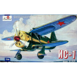 MINIART. Одноместный истребитель-полутораплан ИС-1 1:72 AMODEL (AMO7246)