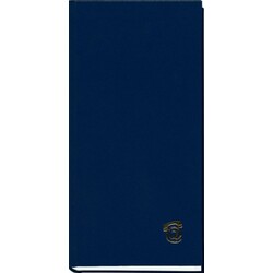 ПОЛИГРАФИСТ. Книга алфавитная А6, 80лист., 100х198мм, баладек синий (210 05С)