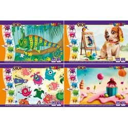 ZiBi. Альбом для рисования, А4, 12 л., 100 г/м2, на скобе, SMART Line (4823078934543)