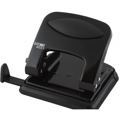 Buromax. Дырокол металлический, до 30 л., 133х114х93 мм, черный (959508)